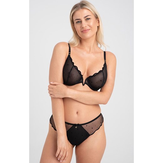 Biustonosz miękki soft Melania A152, Kolor czarny, Rozmiar 65C, Samanta ze sklepu Intymna w kategorii Biustonosze - zdjęcie 178632842