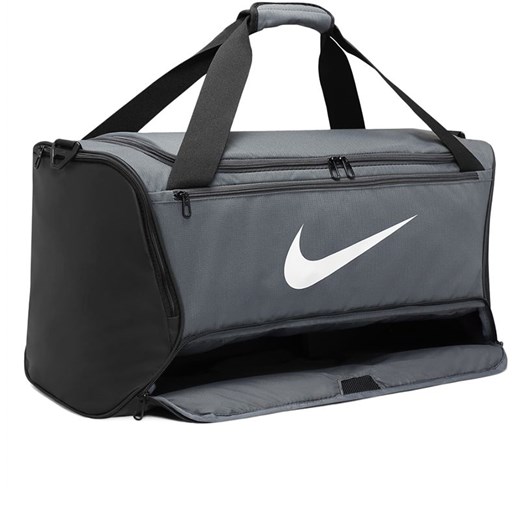 Torba Nike Brasilia 9.5 DH7710-068 - szara ze sklepu streetstyle24.pl w kategorii Torby sportowe - zdjęcie 178632874