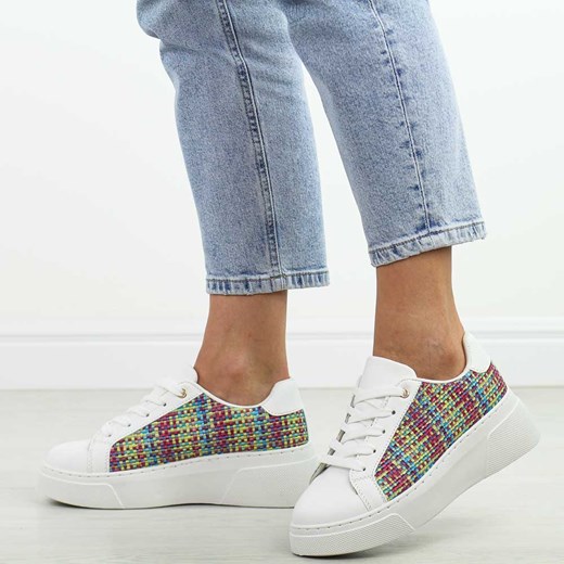 Zielone sneakersy damskie McBraun 23335 ze sklepu suzana.pl w kategorii Trampki damskie - zdjęcie 178634972