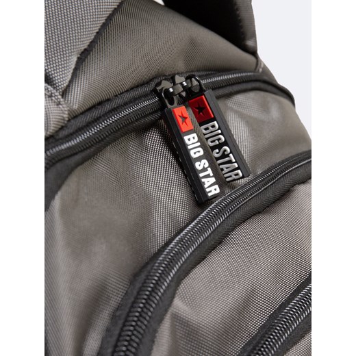 Plecak unisex sportowy szary Emiliano 303 ze sklepu Big Star w kategorii Plecaki - zdjęcie 178635082