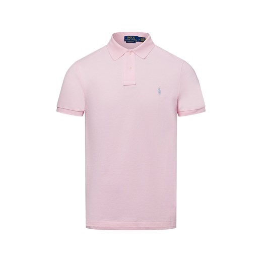Polo Ralph Lauren Męska koszulka polo Mężczyźni Bawełna różowy jednolity Polo Ralph Lauren M vangraaf