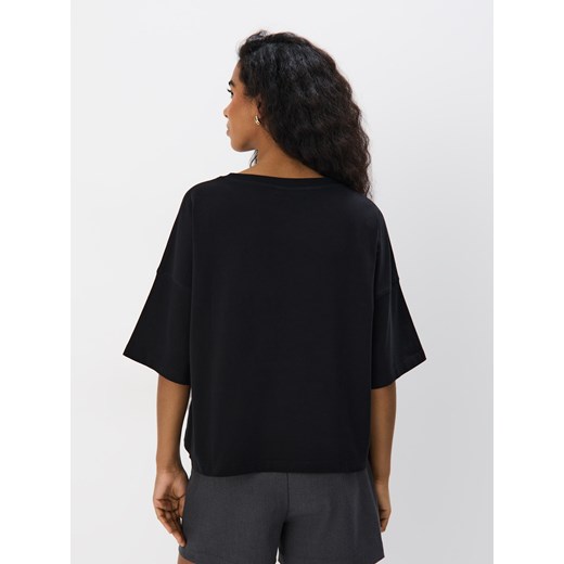 Bluzka damska czarna Mohito 