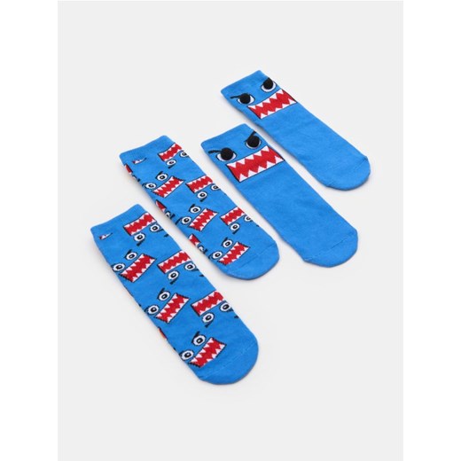 Sinsay - Skarpetki 2 pack Zombie Dash - wielobarwny ze sklepu Sinsay w kategorii Skarpetki dziecięce - zdjęcie 178637192