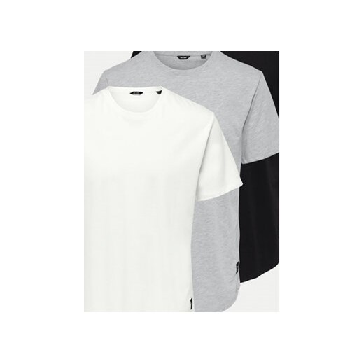 Only & Sons t-shirt męski wielokolorowy z krótkimi rękawami 