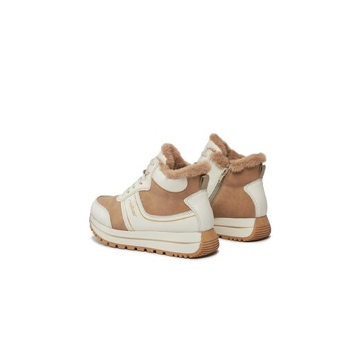 Rieker Sneakersy N4003-20 Beżowy Rieker 38 MODIVO