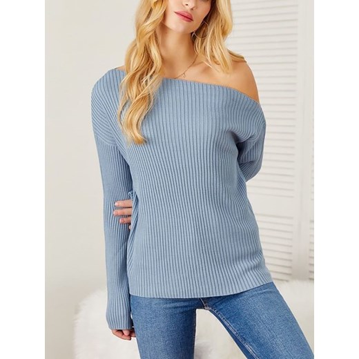 LA Angels Sweter w kolorze błękitnym ze sklepu Limango Polska w kategorii Swetry damskie - zdjęcie 178639363