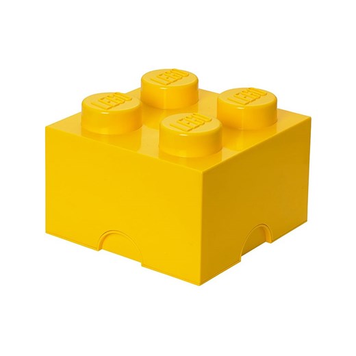 LEGO Pojemnik &quot;Brick 4&quot; w kolorze żółtym - 25 x 18 x 25 cm ze sklepu Limango Polska w kategorii Kosze i pudełka na zabawki - zdjęcie 178639644