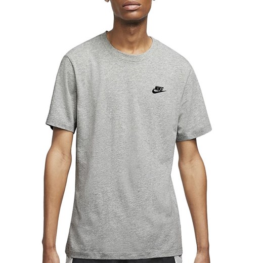 Koszulka Nike Sportswear Club AR4997-064 - szare ze sklepu streetstyle24.pl w kategorii T-shirty męskie - zdjęcie 178641224