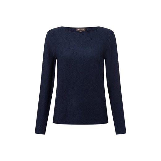 Franco Callegari Sweter damski z dzianiny Kobiety Bawełna granatowy jednolity Franco Callegari L vangraaf