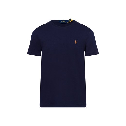 Polo Ralph Lauren Koszulka męska Mężczyźni Bawełna granatowy jednolity ze sklepu vangraaf w kategorii T-shirty męskie - zdjęcie 178641490