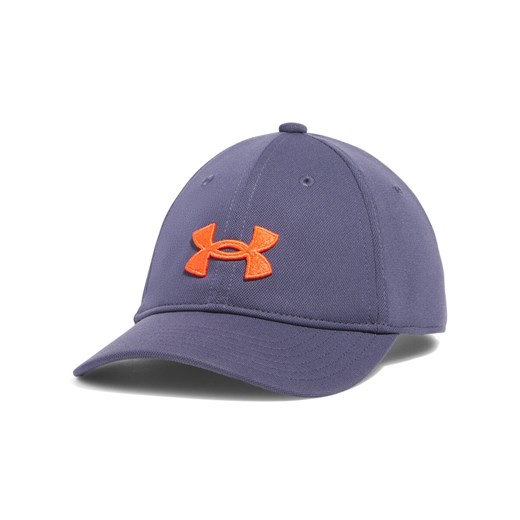 Chłopięca czapka z daszkiem Under Armour Boy's UA Blitzing Adj - niebieska ze sklepu Sportstylestory.com w kategorii Czapki dziecięce - zdjęcie 178643202