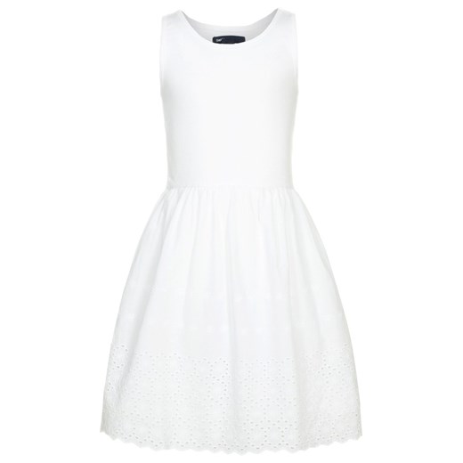 GAP Sukienka letnia optic white zalando bialy abstrakcyjne wzory