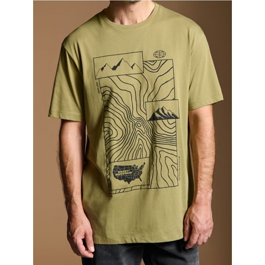 Sinsay - Koszulka - zielony ze sklepu Sinsay w kategorii T-shirty męskie - zdjęcie 178643892