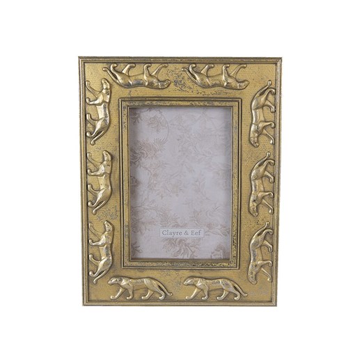 Clayre &amp; Eef Ramka w kolorze złotym na zdjęcia - 18 x 23 cm ze sklepu Limango Polska w kategorii Ramki na zdjęcia - zdjęcie 178644330