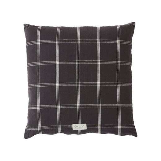 OYOY living design Poszewka &quot;Kyoto&quot; w kolorze antracytowym na poduszkę - 50 x 50 cm ze sklepu Limango Polska w kategorii Poszewki na poduszki - zdjęcie 178644404