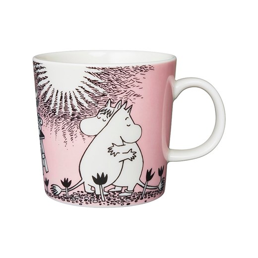 Moomin Kubek "Love" w kolorze jasnoróżowo-białym - 300 ml - id: 16352961 - marki MOOMIN - 178644482 Moomin Kubek "Love" w kolorze jasnoróżowo-białym - 300 ml ze sklepu Limango Polska w kategorii Naczynia - zdjęcie 178644482
