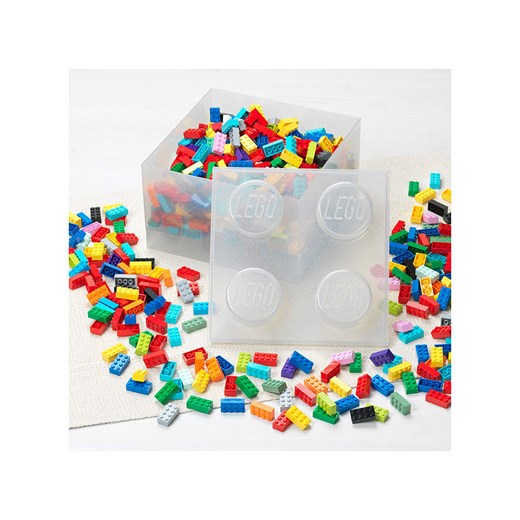 LEGO Pojemnik &quot;Brick 4&quot; w kolorze białym - 25 x 18 x 25 cm Lego onesize Limango Polska promocja