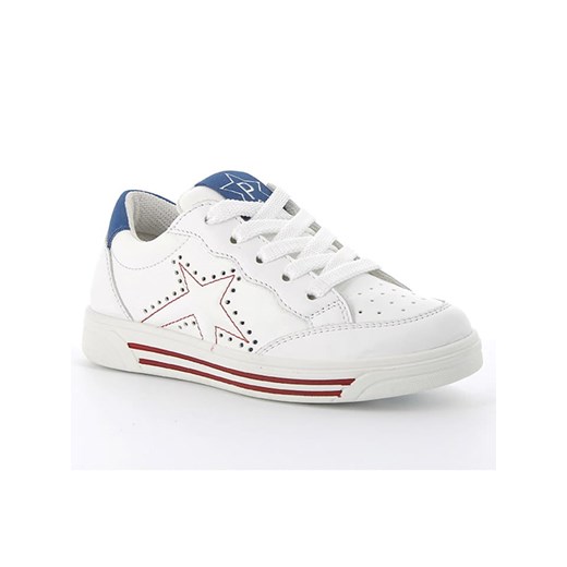 Primigi Skórzane sneakersy w kolorze białym ze sklepu Limango Polska w kategorii Trampki dziecięce - zdjęcie 178645182