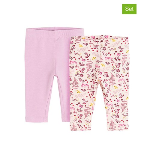 COOL CLUB Legginsy (2 pary) w kolorze jasnoróżowo-kremowym ze sklepu Limango Polska w kategorii Spodnie i półśpiochy - zdjęcie 178645962