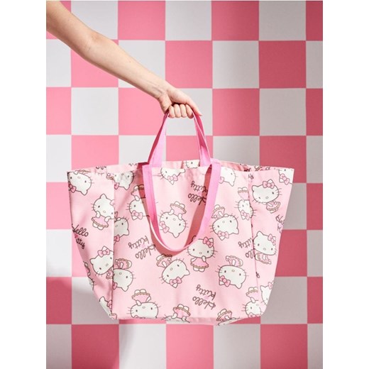 Sinsay - Torba zakupowa Hello Kitty - różowy ze sklepu Sinsay w kategorii Dom - zdjęcie 178648162