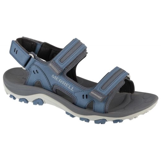 Sandały Merrell Huntington Sport Convert Sandal J038037 niebieskie ze sklepu ButyModne.pl w kategorii Sandały męskie - zdjęcie 178648450