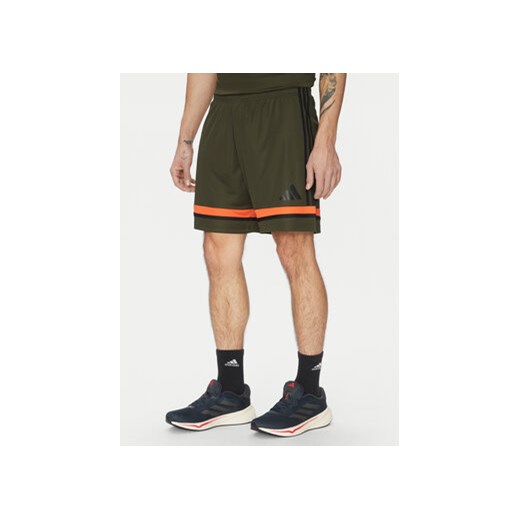 adidas Szorty sportowe Squadra 25 JN7855 Zielony Regular Fit L MODIVO