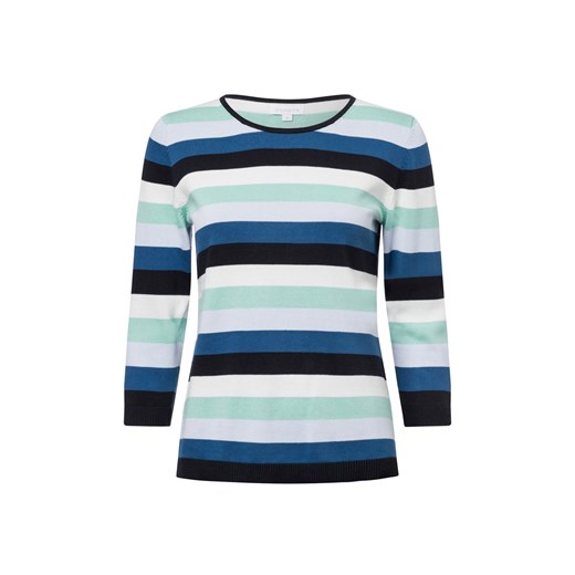 brookshire Sweter damski z dzianiny Kobiety Bawełna niebieski w paski ze sklepu vangraaf w kategorii Swetry damskie - zdjęcie 178651403