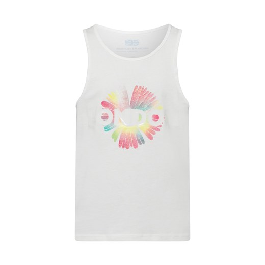 Finshley & Harding London Tank top męski Mężczyźni Bawełna biały jednolity ze sklepu vangraaf w kategorii T-shirty męskie - zdjęcie 178651430