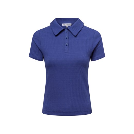 Marie Lund Damska koszulka polo Kobiety Bawełna niebieski jednolity ze sklepu vangraaf w kategorii Bluzki damskie - zdjęcie 178651461