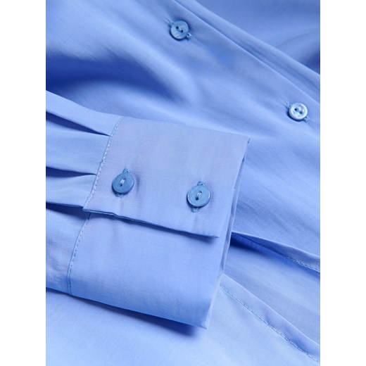 Reserved - Koszula z wiązaniem z modalu - jasnoniebieski Reserved XXL Reserved