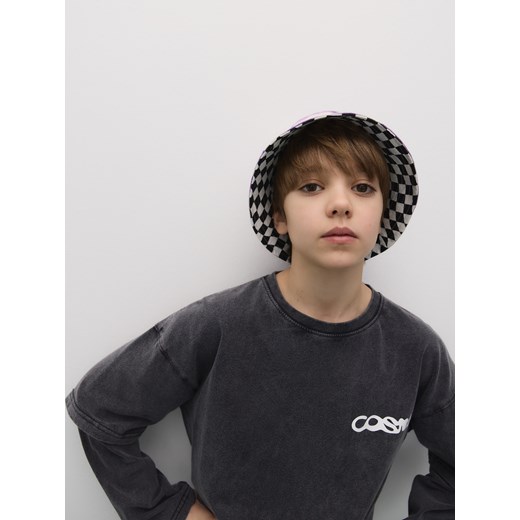 Reserved - Dwustronny bucket hat - wielobarwny Reserved 5-9 lat Reserved