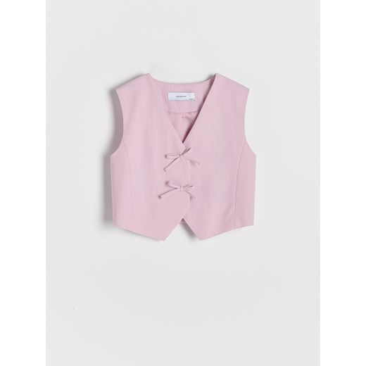 Reserved - Elegancka kamizelka - różowy Reserved 146 (10 lat) Reserved