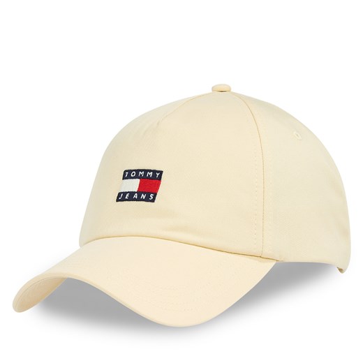 Czapka z daszkiem Tommy Jeans Tjw Heritage Core 5 Panel Cap AW0AW16991 Żółty ze sklepu eobuwie.pl w kategorii Czapki z daszkiem damskie - zdjęcie 178653460