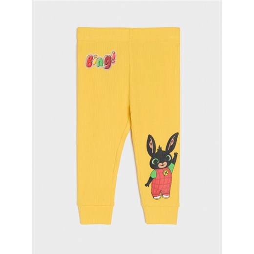 Sinsay - Legginsy Bing - żółty ze sklepu Sinsay w kategorii Spodnie i półśpiochy - zdjęcie 178654401