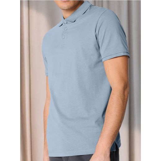 Sinsay - Koszulka polo - błękitny Sinsay 3XL Sinsay