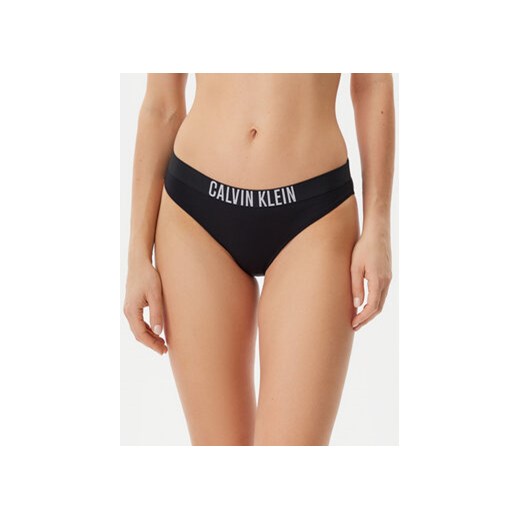 Calvin Klein Swimwear Dół od bikini KW0KW02856 Czarny ze sklepu MODIVO w kategorii Stroje kąpielowe - zdjęcie 178654762