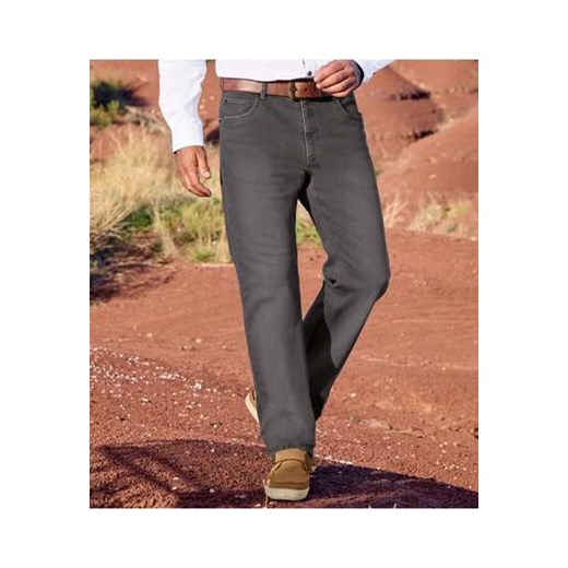 Szare jeansy regular ze stretchem ze sklepu Atlas For Men w kategorii Jeansy męskie - zdjęcie 178656742