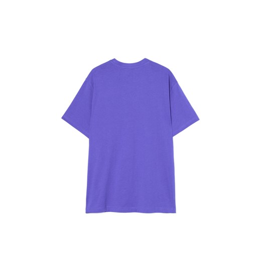 Cropp - Koszulka z naszywką Cropp - niebieski Cropp XL Cropp