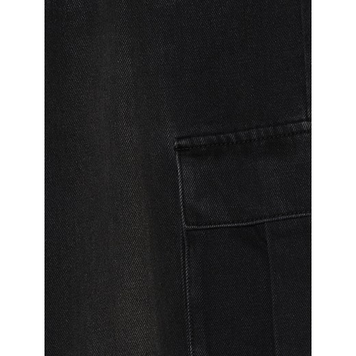 Cropp - Jeansy super baggy cargo z odpinanymi nogawkami - czarny Cropp 30/32 Cropp