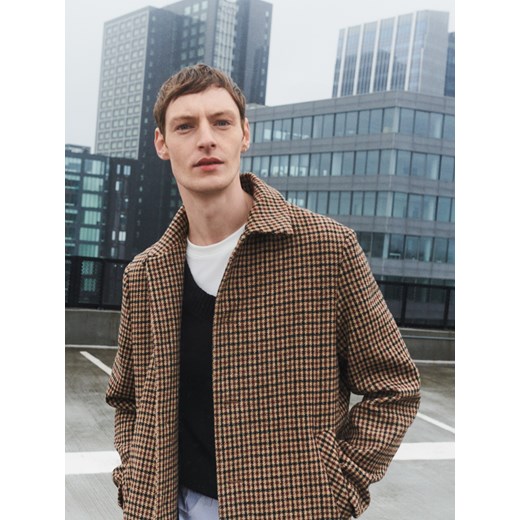 Reserved - Płaszcz z wełną - Inny Reserved XXL okazyjna cena Reserved