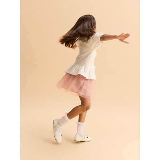 Reserved - Tiulowa spódniczka - brudny róż Reserved 134/140 (8-9 lat) Reserved