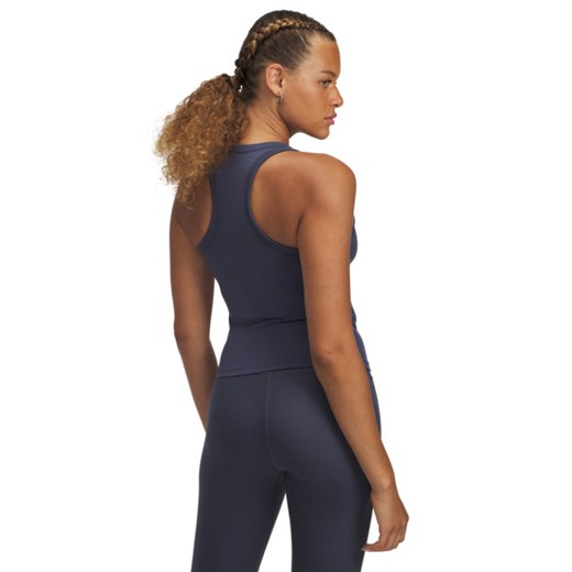 Damski top treningowy Under Armour Motion High Neck Tank - granatowy ze sklepu Sportstylestory.com w kategorii Bluzki damskie - zdjęcie 178661400
