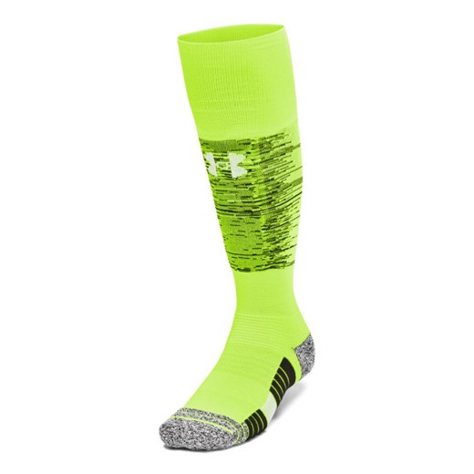 Skarpetki piłkarskie uniseks Under Armour UA Magnetico Pocket 1pk OTC - zielone ze sklepu Sportstylestory.com w kategorii Skarpetki damskie - zdjęcie 178661464