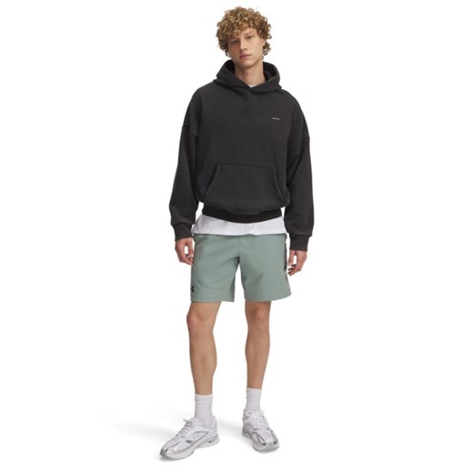 Męskie spodenki treningowe Under Armour UA Unstoppable Shorts - zielone ze sklepu Sportstylestory.com w kategorii Spodenki męskie - zdjęcie 178661473