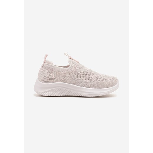 Różowe Buty Sportowe Sneakersy z Elastyczną Cholewką Liasoria ze sklepu born2be.pl w kategorii Buty sportowe dziecięce - zdjęcie 178662394