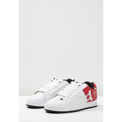 DC Shoes COURT GRAFFIK Buty skejtowe white/red/black zalando szary skóra