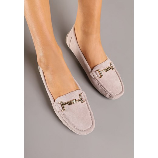 Mokasyny Born2be z zamszu 