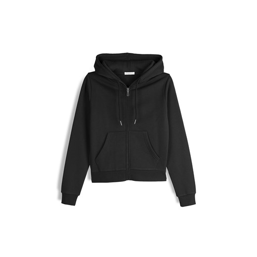 GATE Bluza basic zapinana na zamek z kapturem 32 ze sklepu gateshop w kategorii Bluzy damskie - zdjęcie 178663673