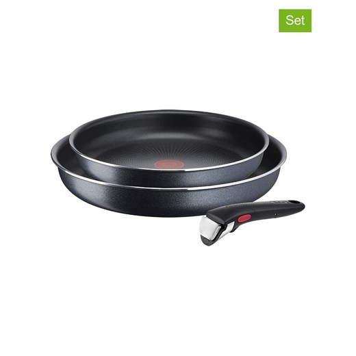 Tefal 3-częściowy zestaw &quot;Ingenio XL Force&quot; w kolorze czarnym ze sklepu Limango Polska w kategorii Garnki - zdjęcie 178664101