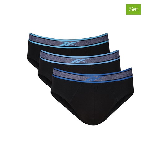 Reebok Slipy (3 pary) &quot;Kyal&quot; w kolorze czarnym Reebok XL Limango Polska promocja